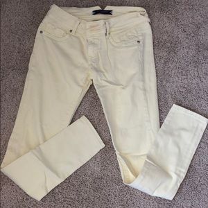 Pastel Yellow Skinny Jeans
